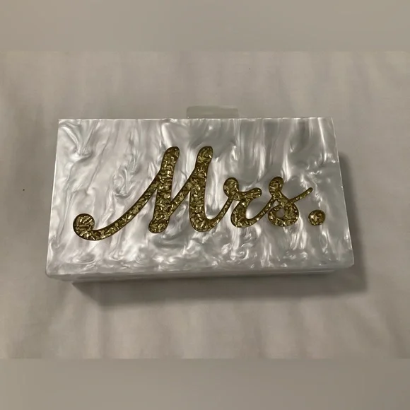 Mrs. bridal clutch - Picture 1 of 7